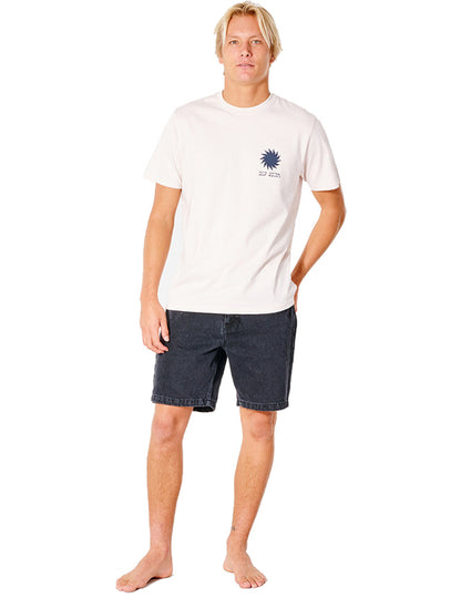 Rip Curl Surf Water Culture Sun Short Sleeve T-Shirt in Dusty Rose