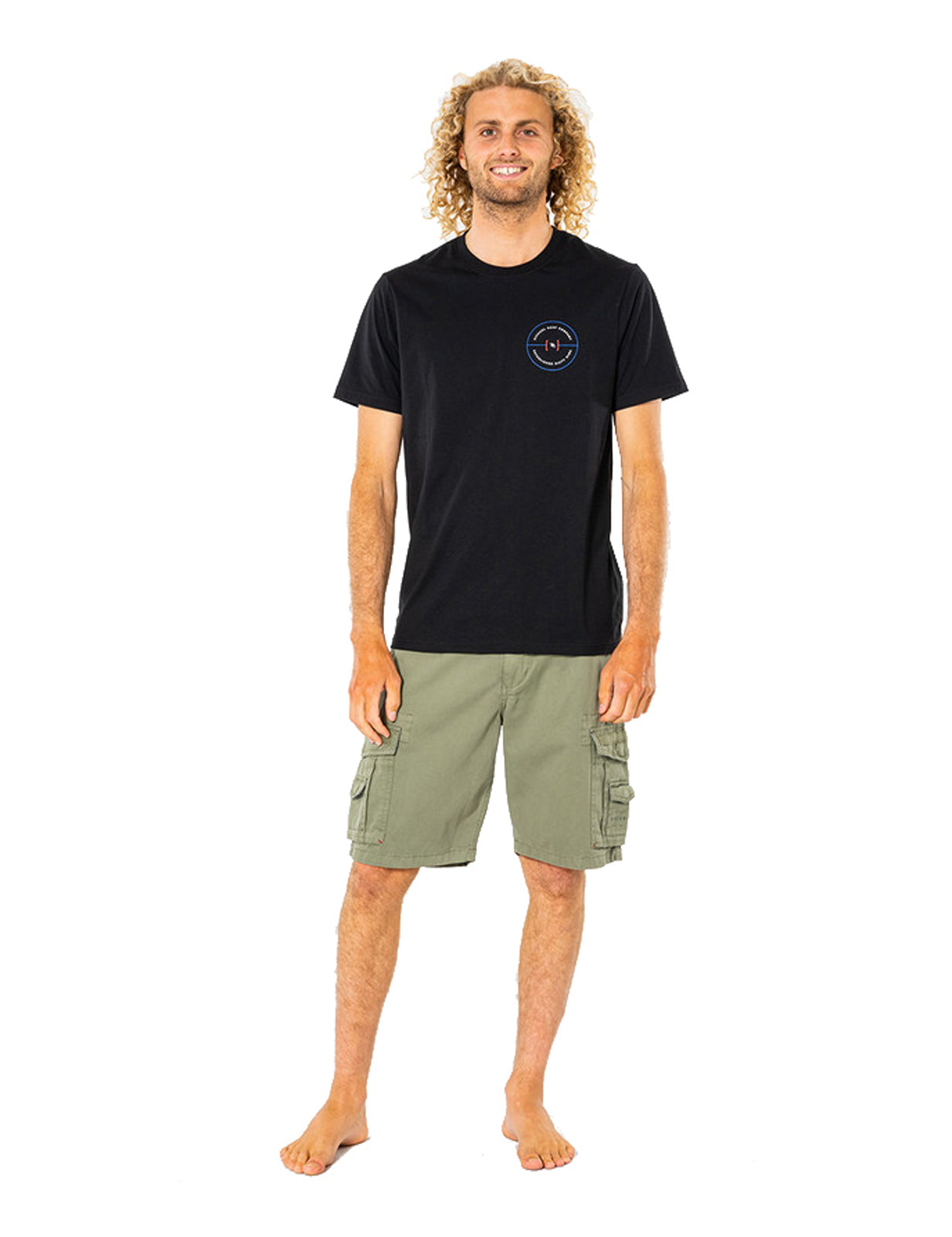 Rip Curl Trail Cargo Shorts in Mid Green