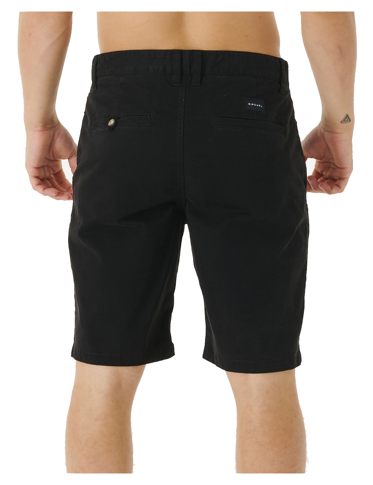 Rip Curl Travellers Chino Shorts in Black