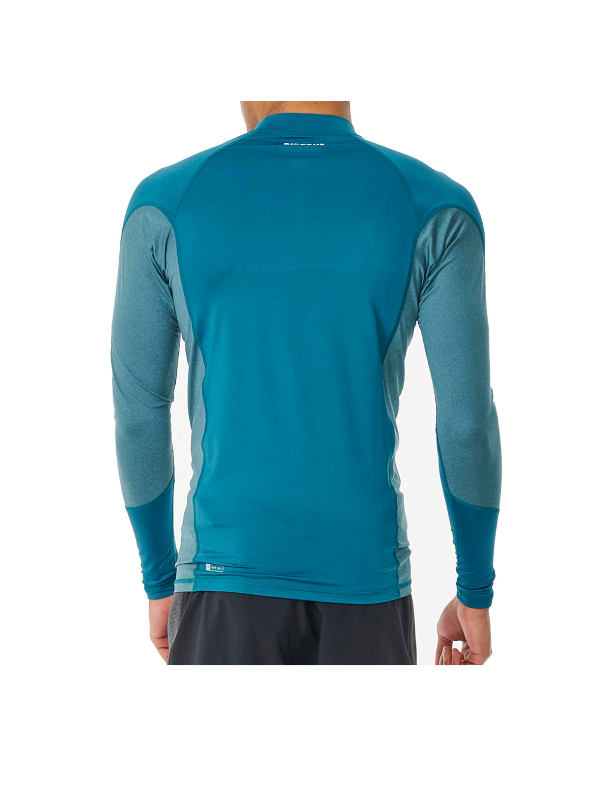 Rip Curl Waves UPF Performance Long Sleeve Rash Vest in Deep Ocean