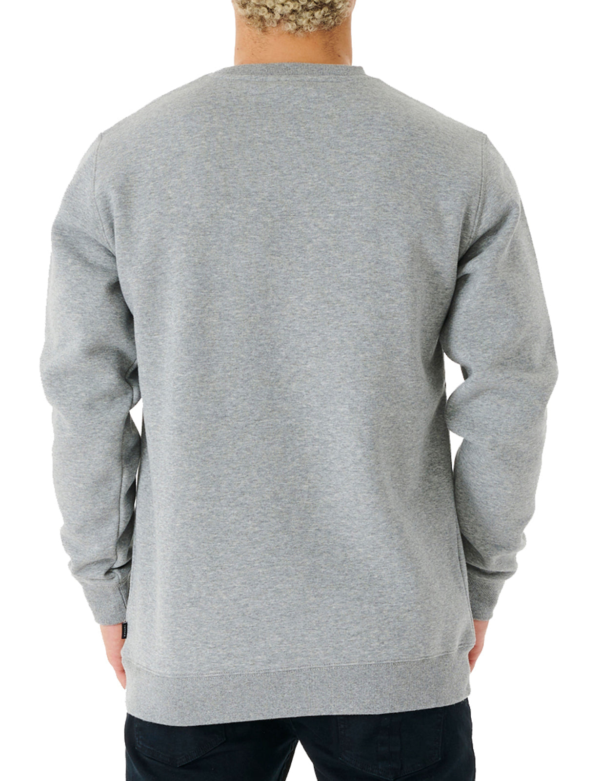 Rip Curl Wetsuit Icon Crew Sweatshirt in Grey Marle