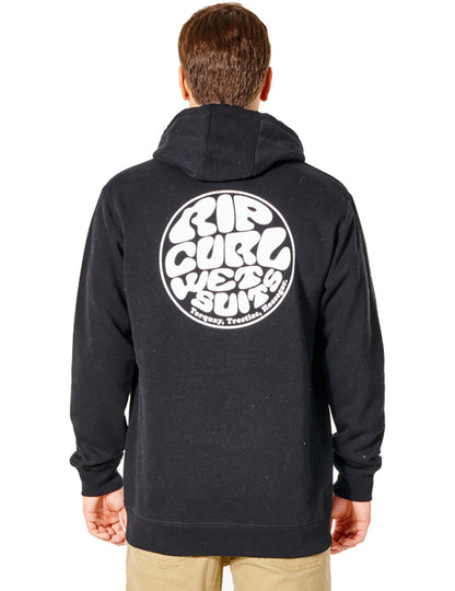 Rip Curl Wetsuit Icon Hood Pullover Hoody in Black