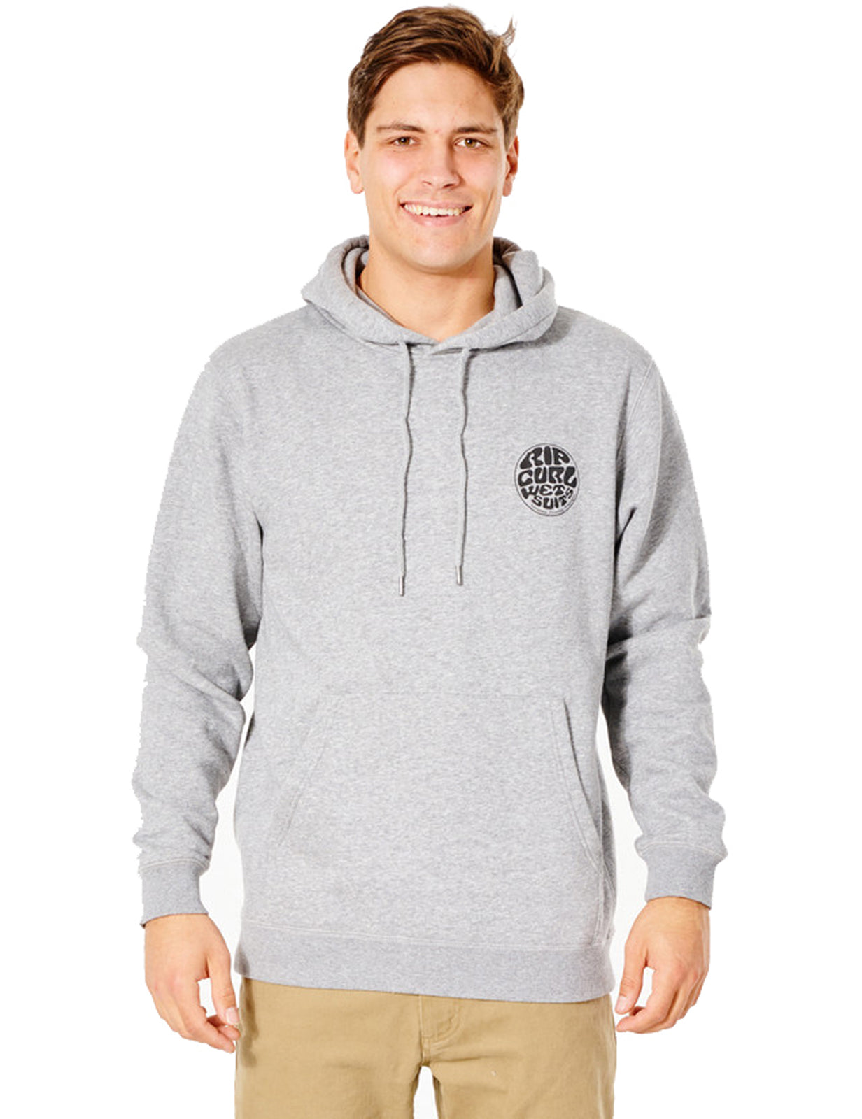 Rip Curl Wetsuit Icon Hood Pullover Hoody in Grey Marle