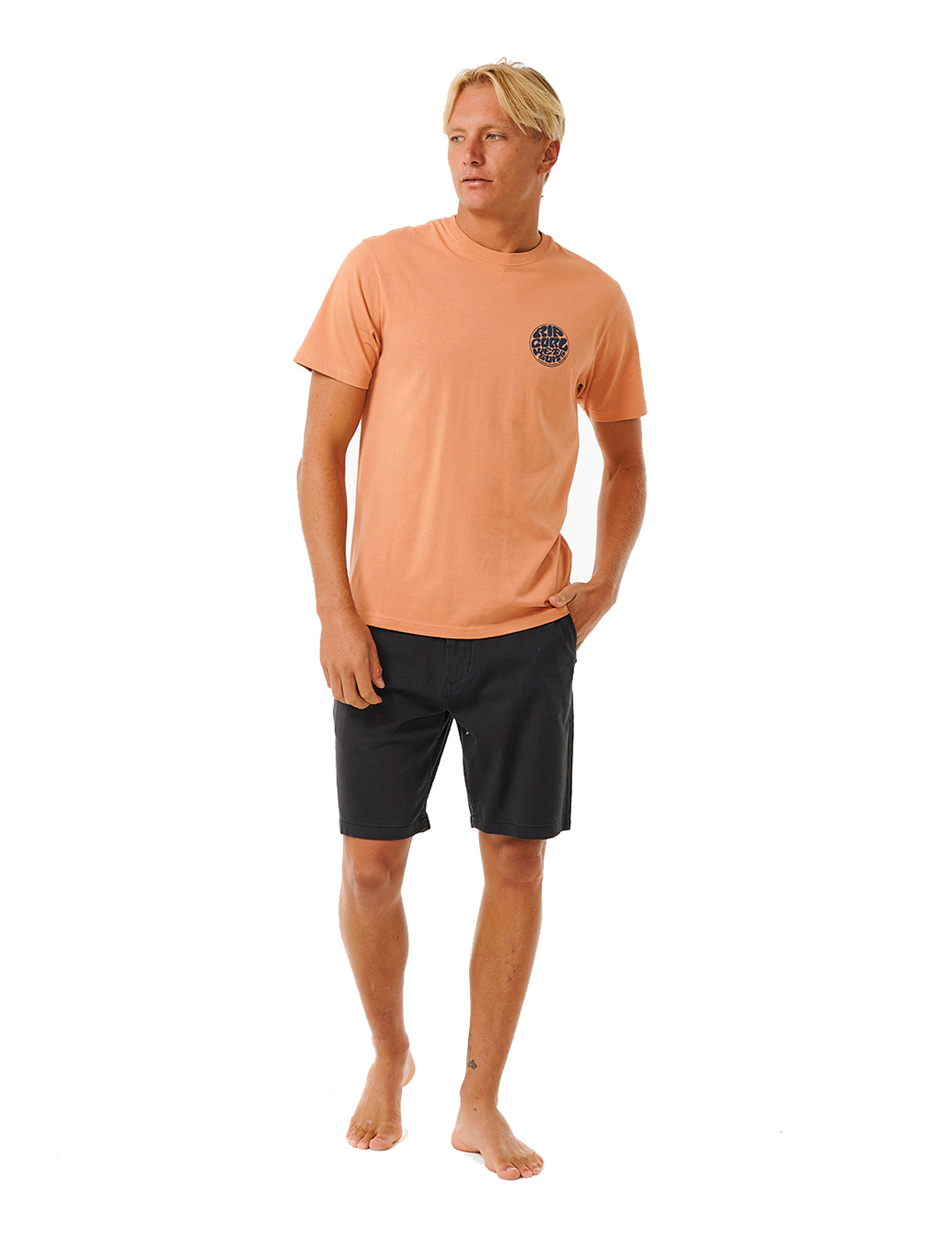 Rip Curl – Wetsuit Icon – Kurzärmliges T-Shirt in Ton