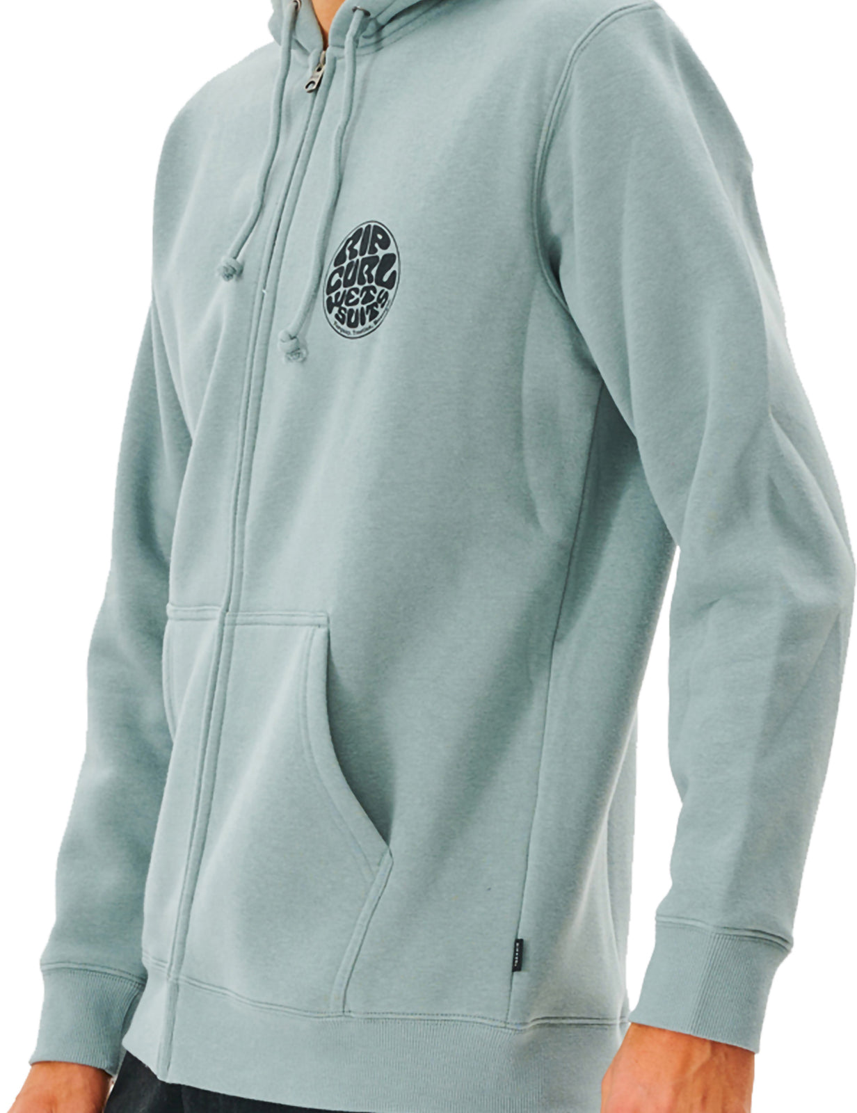 Rip Curl Wetsuit Icon Zipped Hoody in Mineral Blue