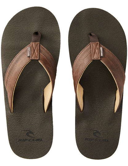 Rip Curl Zen Flip Flops in Brown