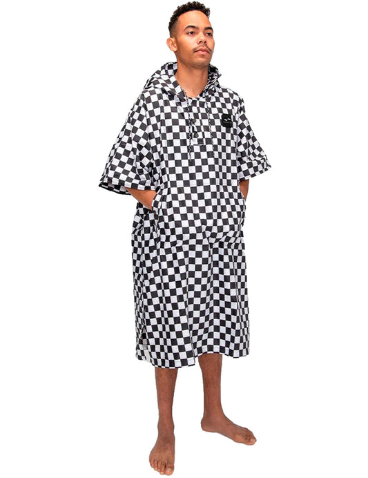 Slowtide Dekker Changing Robe in Checker