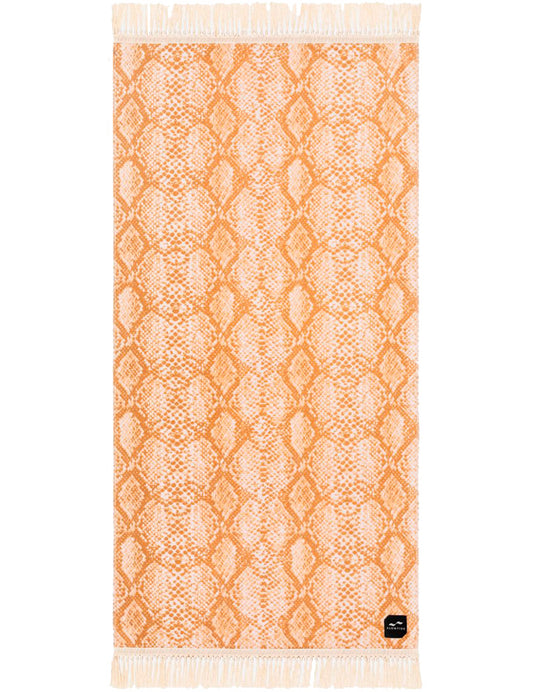 Slowtide Diamond Back Beach Towel in Coral