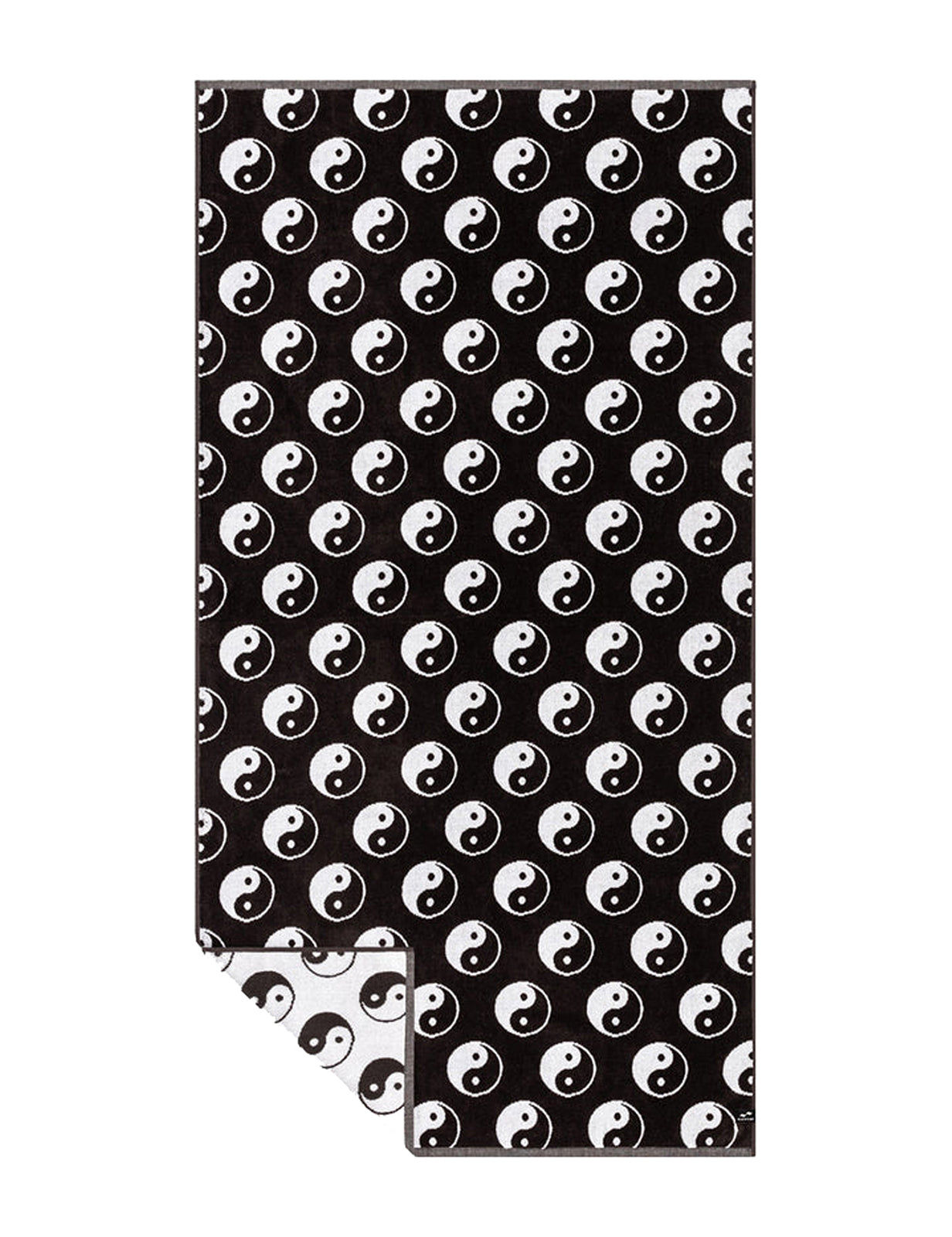 Slowtide Sun Moon Beach Towel in Black