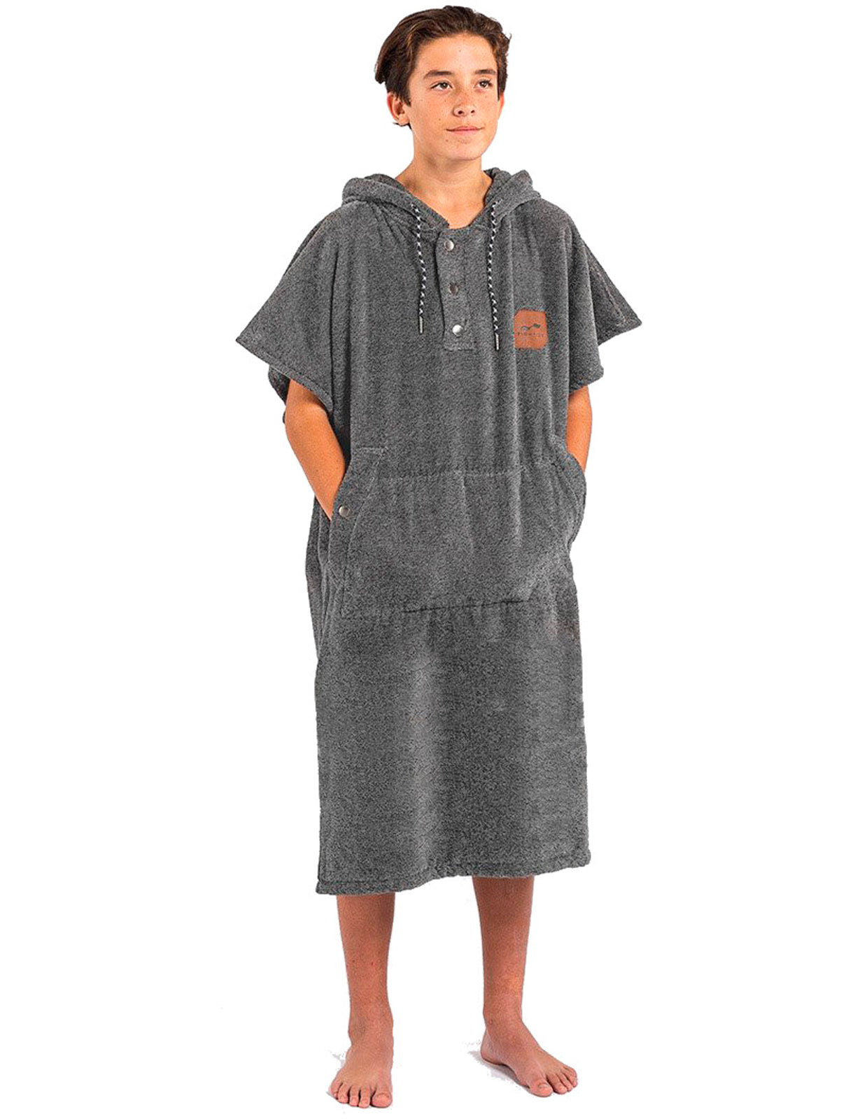 Slowtide The Digs Changing Robe in Heather Grey