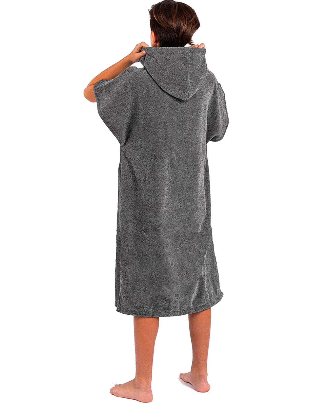 Slowtide The Digs Changing Robe in Heather Grey