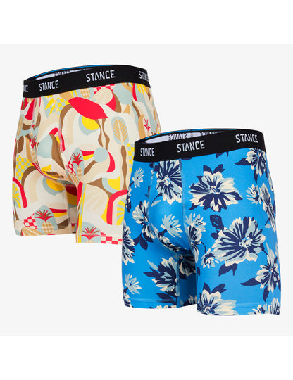 Stance Barrowed 2 Pack Boxer Briefs in Blue