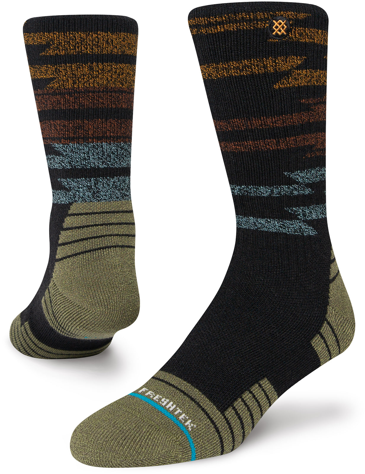 Stance Blanket Statement Hike Crew Socks in Black