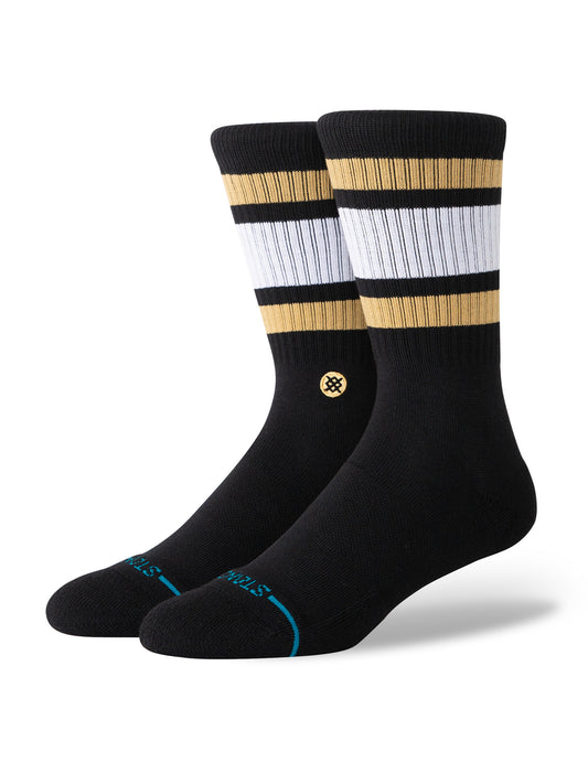 Stance Boyd Crew Socks in Black Brown