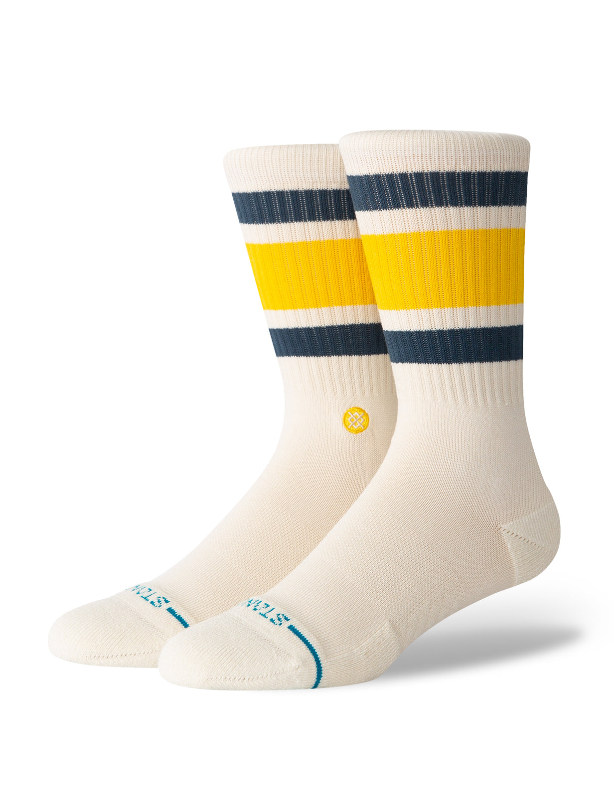 Stance Boyd Crew Socks in Cream