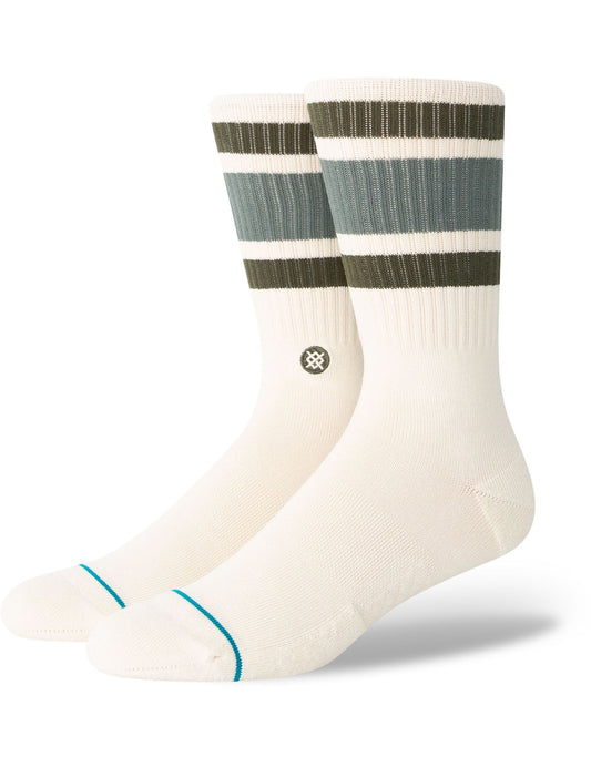 Chaussettes Stance Boyd Crew en blanc vintage