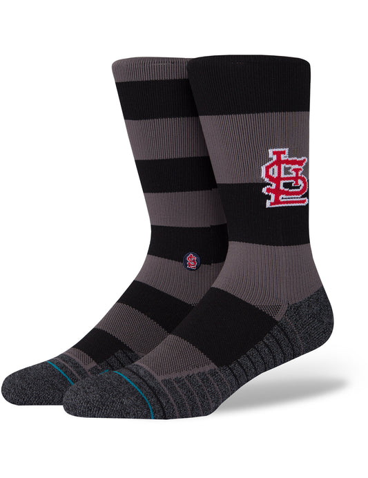 Stance Cardinals Nightshade MLB Crew Socks in Black