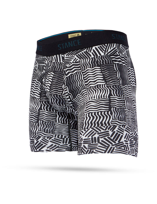 Stance Crosshatch Wholester Boxers in Black