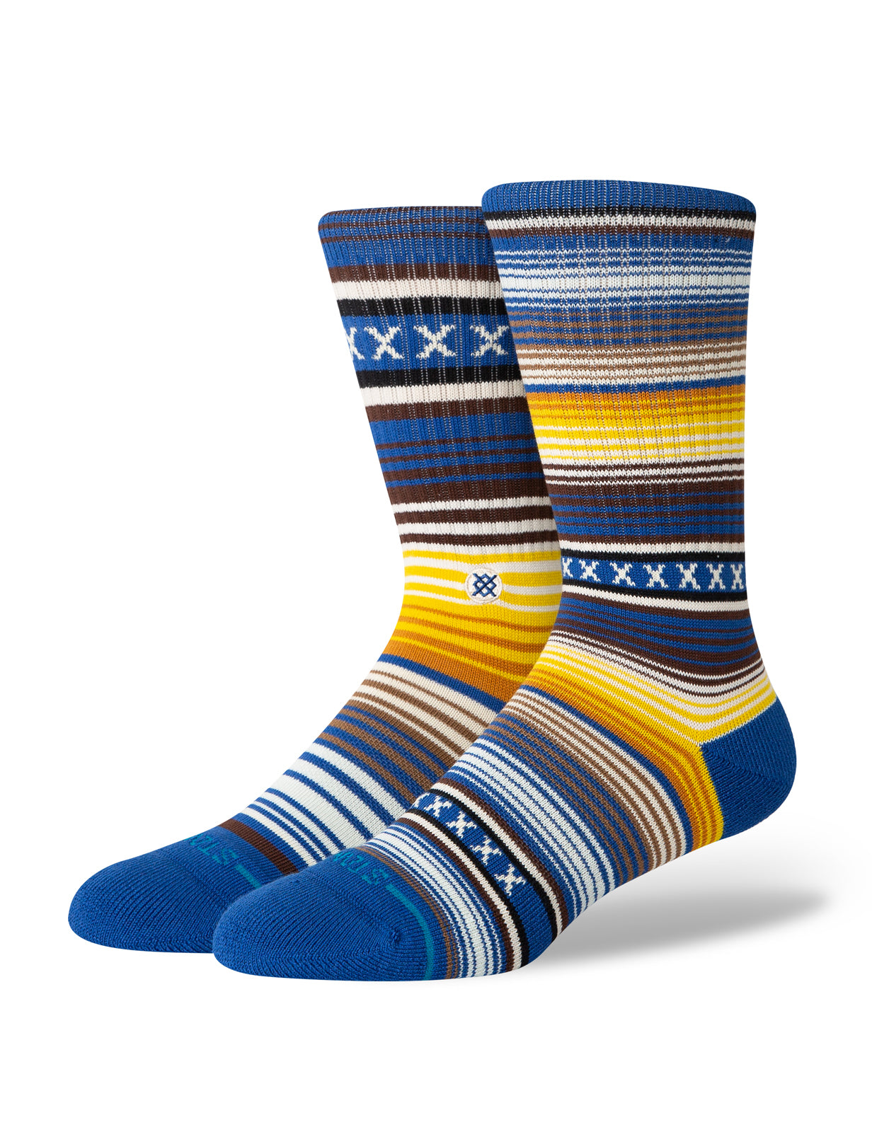 Stance Curren Crew Socks in Blue