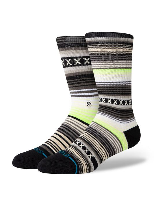 Stance Curren Crew Socks in Green