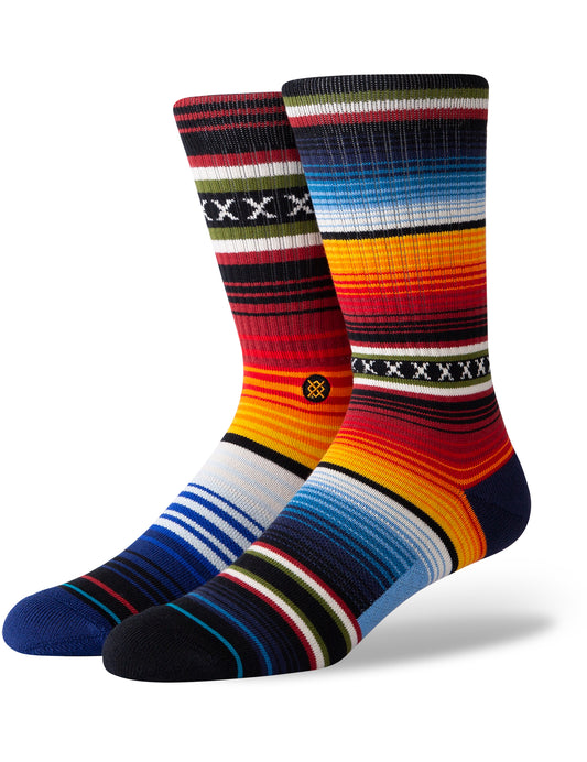 Stance Curren Crew Socks in Red