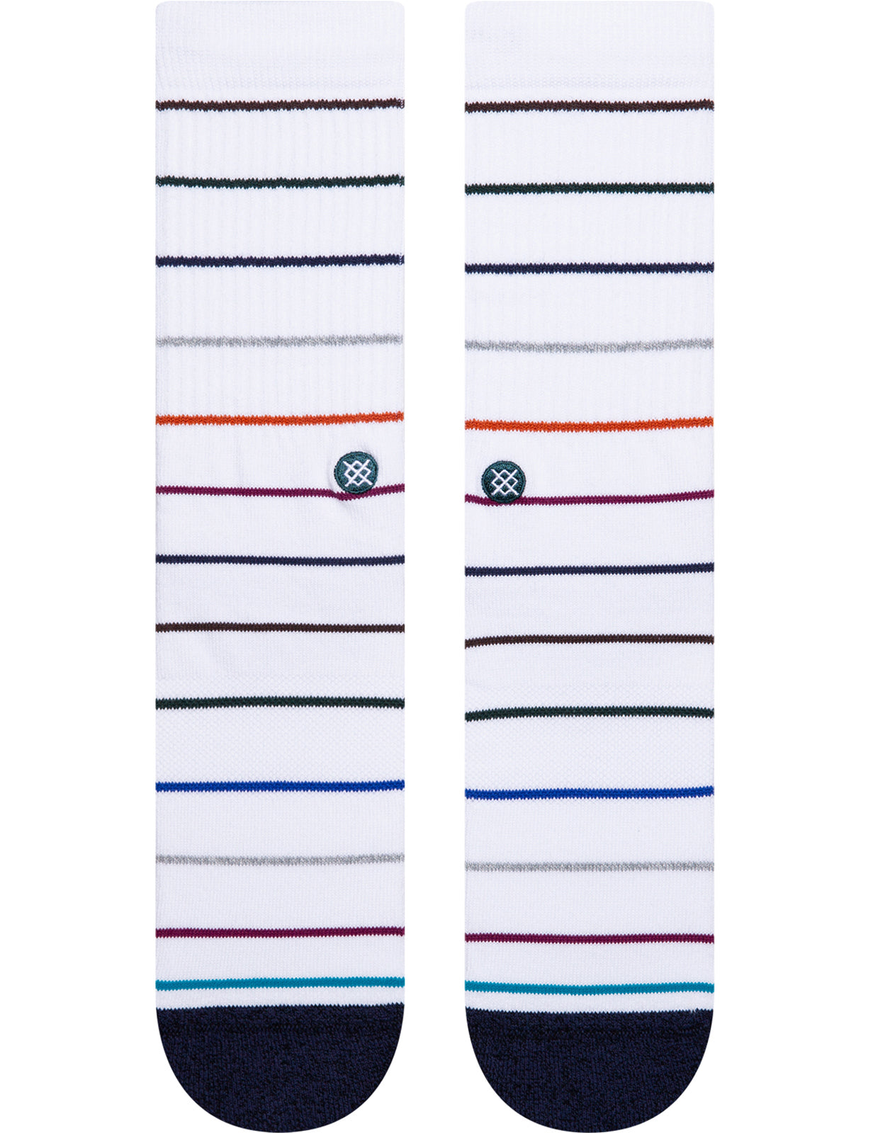 Stance Dan Crew Socks in White