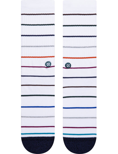 Stance Dan Crew Socks in White