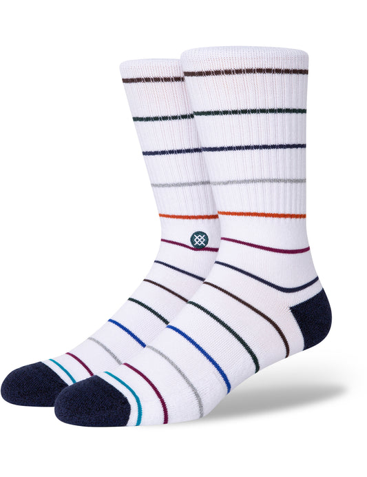 Stance Dan Crew Socks in White