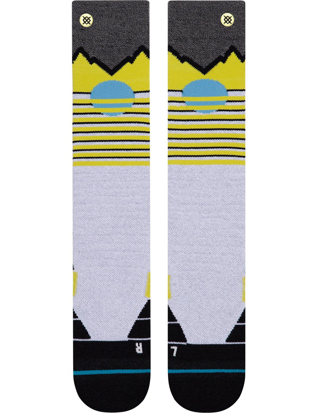 Stance Dawn Patrol 2 Snow Socks in Lime