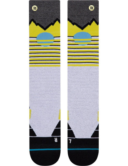 Stance Dawn Patrol 2 Snow Socks in Lime