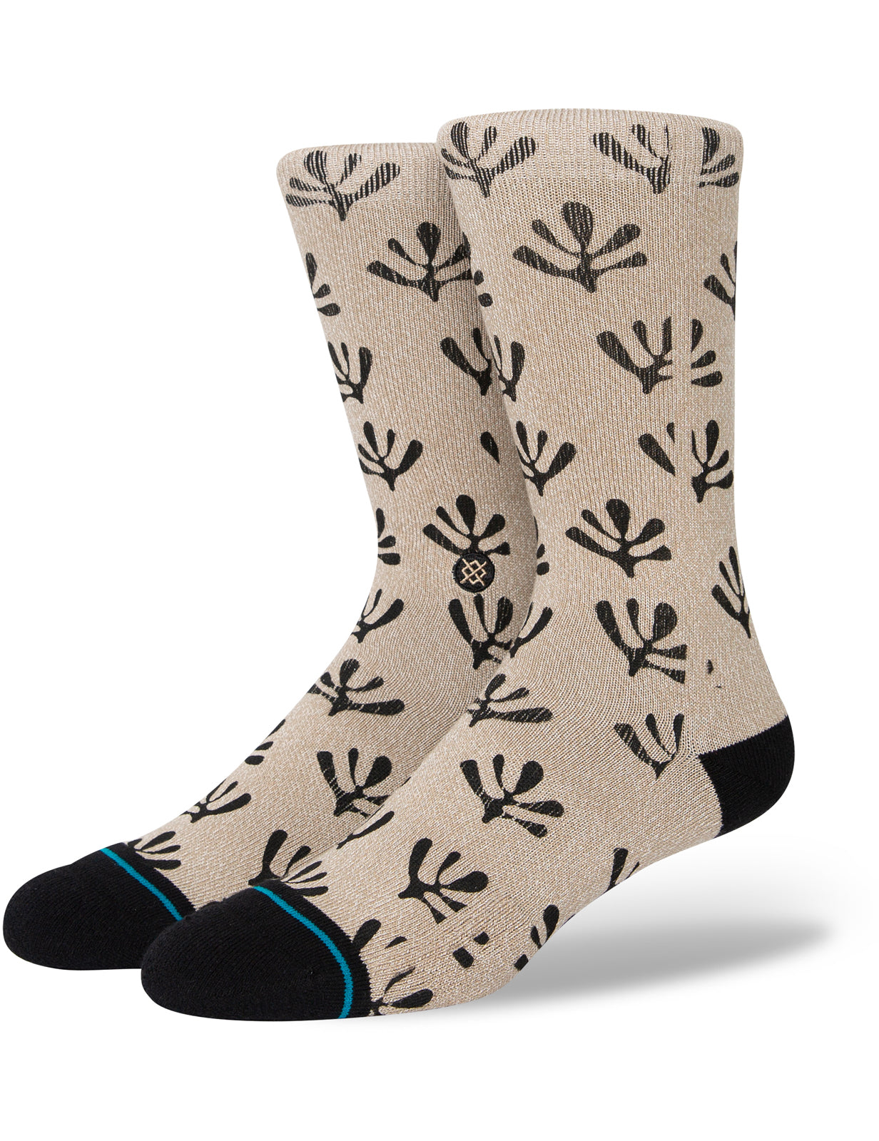 Stance Deserted Crew Socks in Khaki