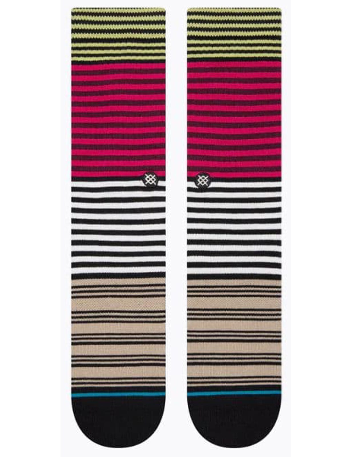 Stance Diatonic Crew Socks in Magenta