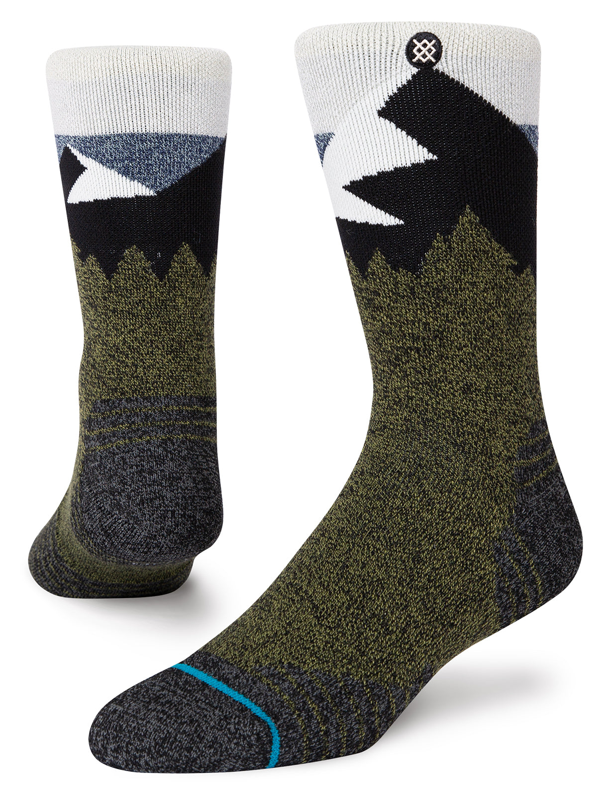 Stance Divided Hike Crew Socks in Blue