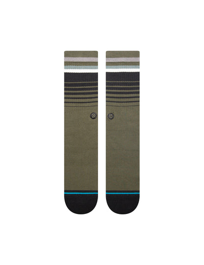 Stance Emmit Crew Socks in Dark Green