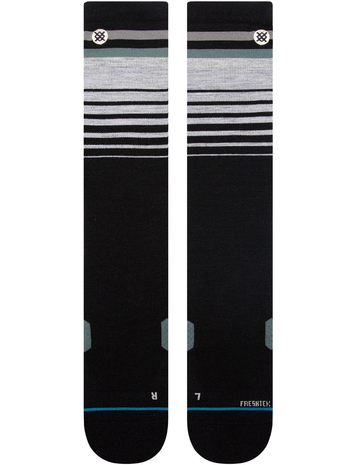 Chaussettes de neige Stance Emmit en noir