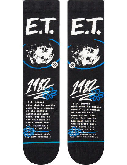 Stance Extra Terrestrial Crew Socks in Black