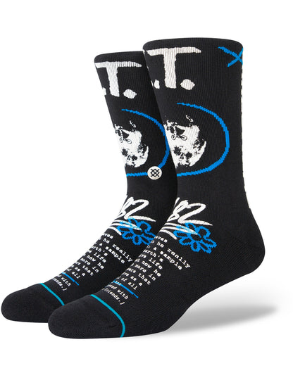 Stance Extra Terrestrial Crew Socks in Black