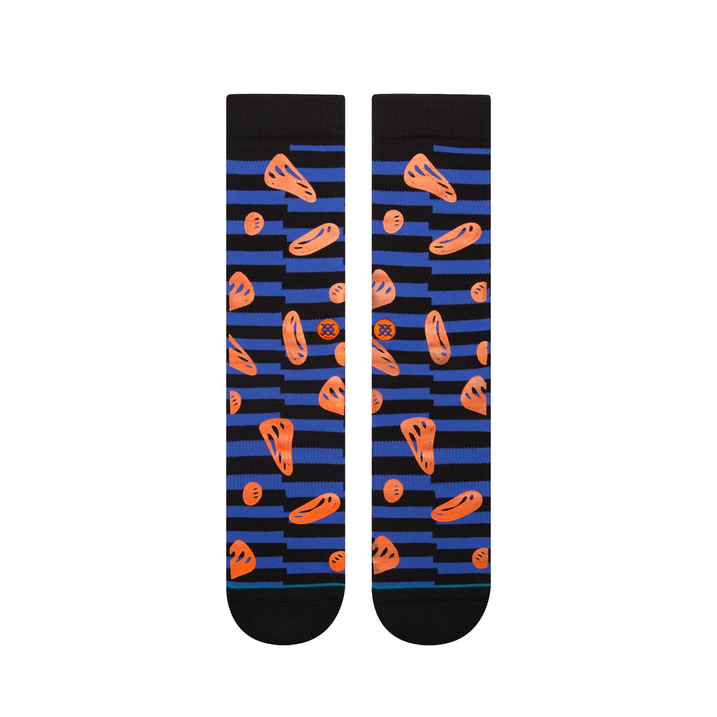 Stance Face Melt Crew Socks in Blue