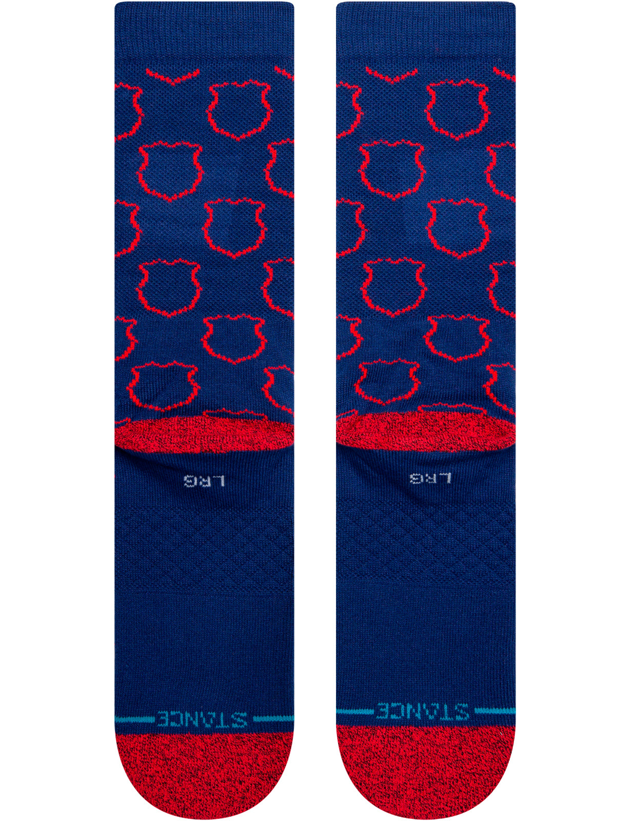 Stance Crest FC Barcelona Crew Socks in Navy