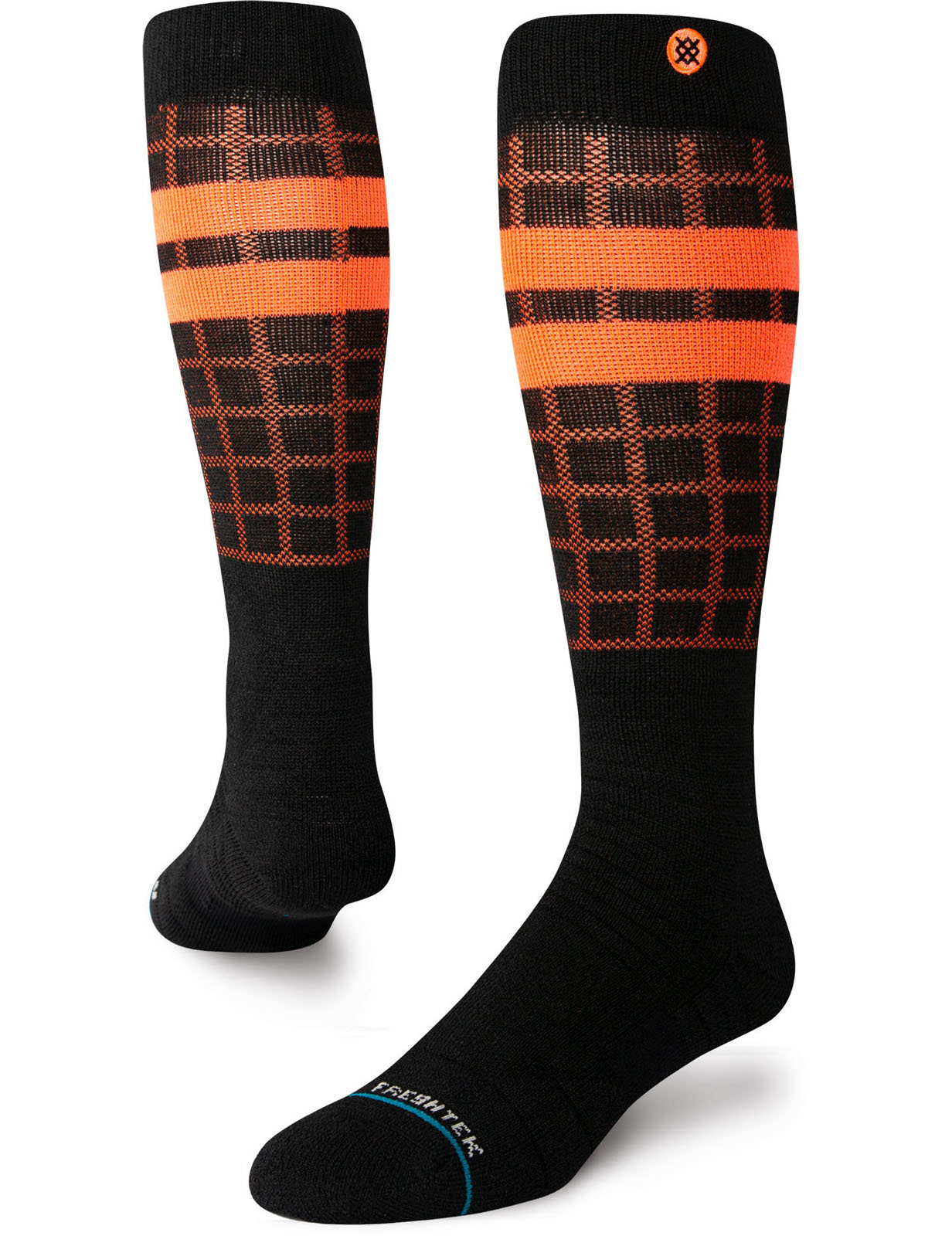 Stance Flynn Snow Socks in Black