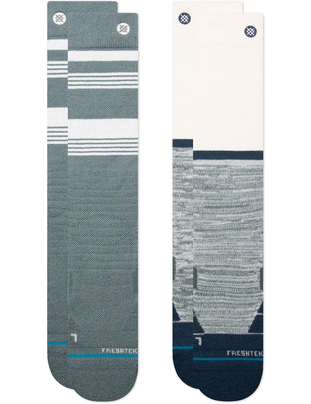 Stance Freeton 2 Pack Snow Socks in Teal