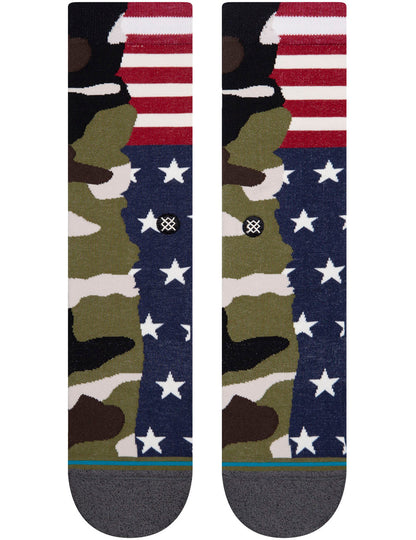 Stance Frontline 2 Crew Socks in Multi