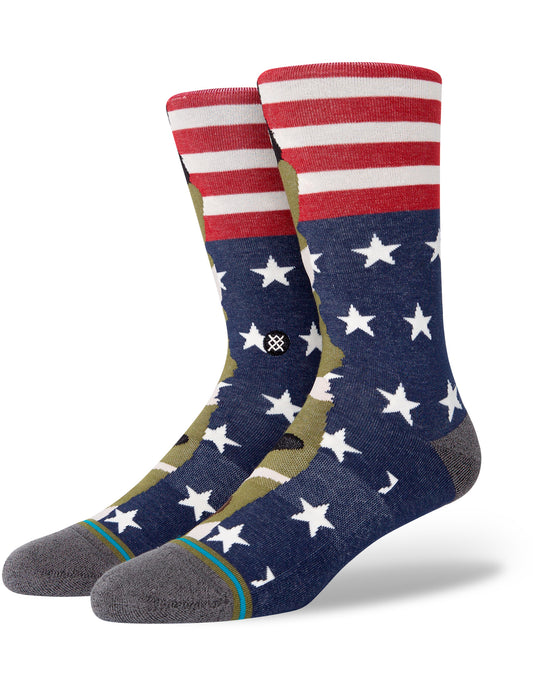 Stance Frontline 2 Crew Socks in Multi