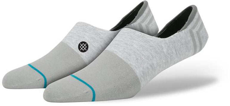 Stance Gamut 2 No Show Socks in Grey Heather