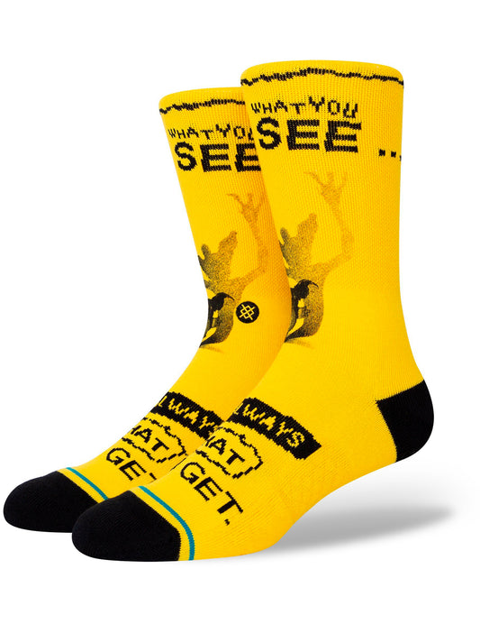 Stance What You Get Gremlins Crew Socks in Black