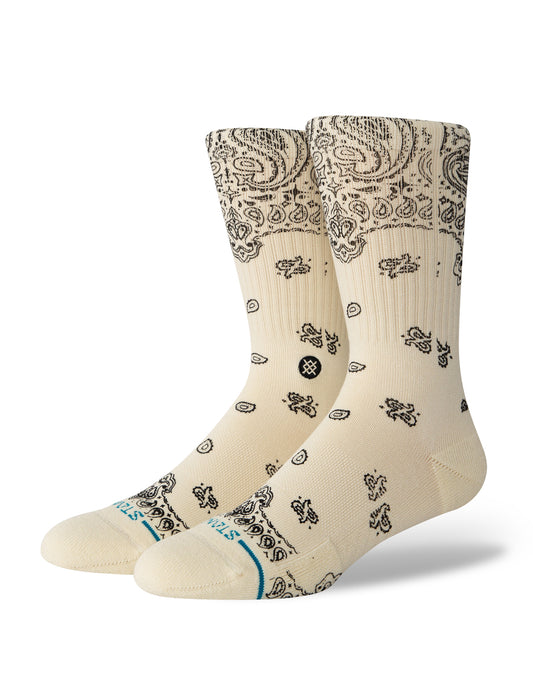 Stance Hanky Crew Socks in Cream