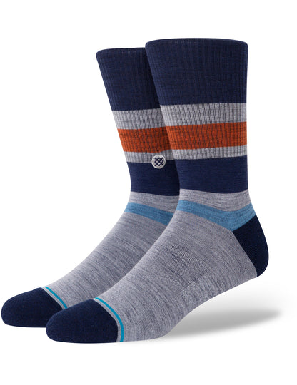 Stance Hofn Crew Socks in Navy