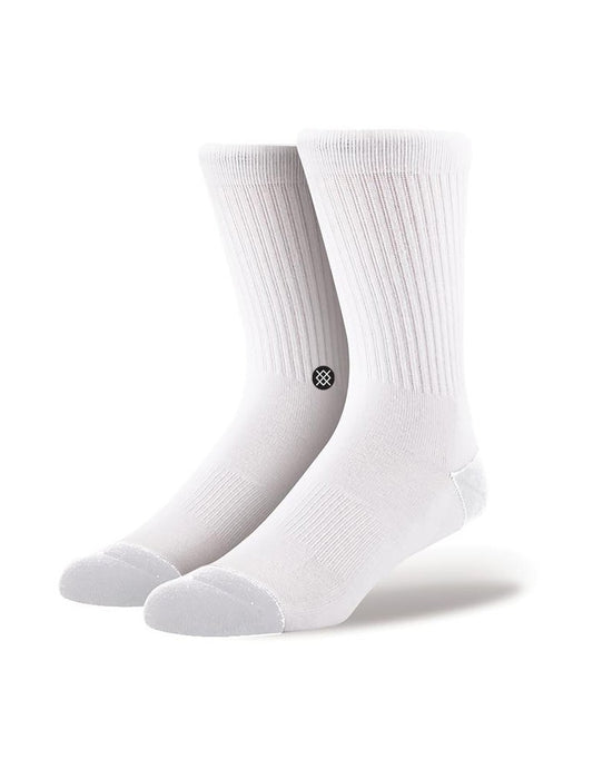 Stance Icon 3 Pack Crew Socks in White