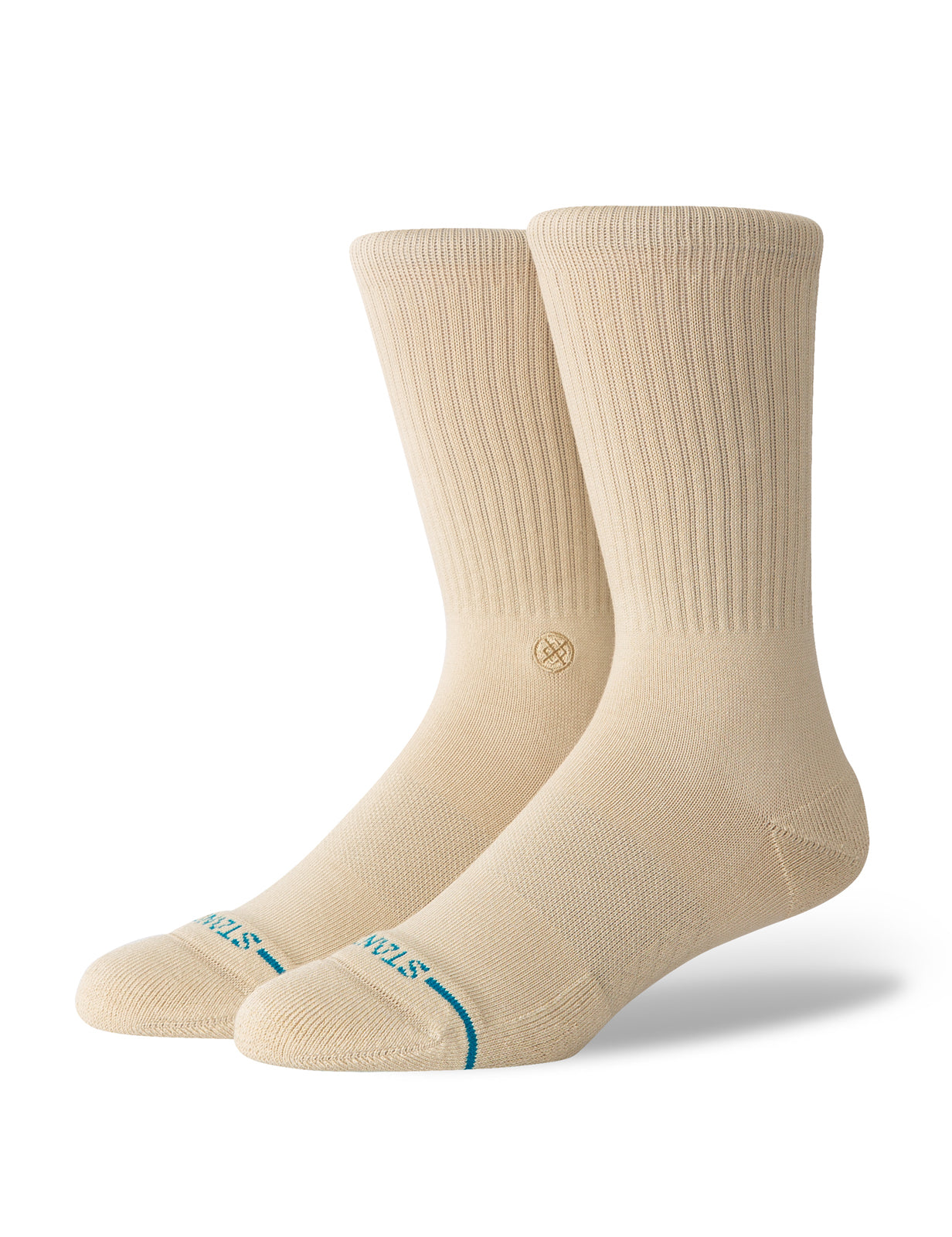 Stance Icon Crew Socks in Sand