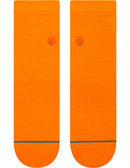 Stance Icon Quarter Ankle Socks in Orange